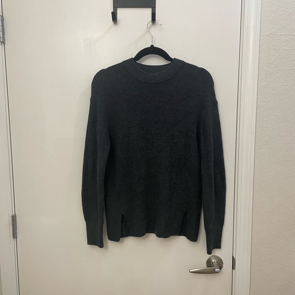 lululemon athletica Sweaters - lululemon athletica Dark Gray Crew Neck Sweater
